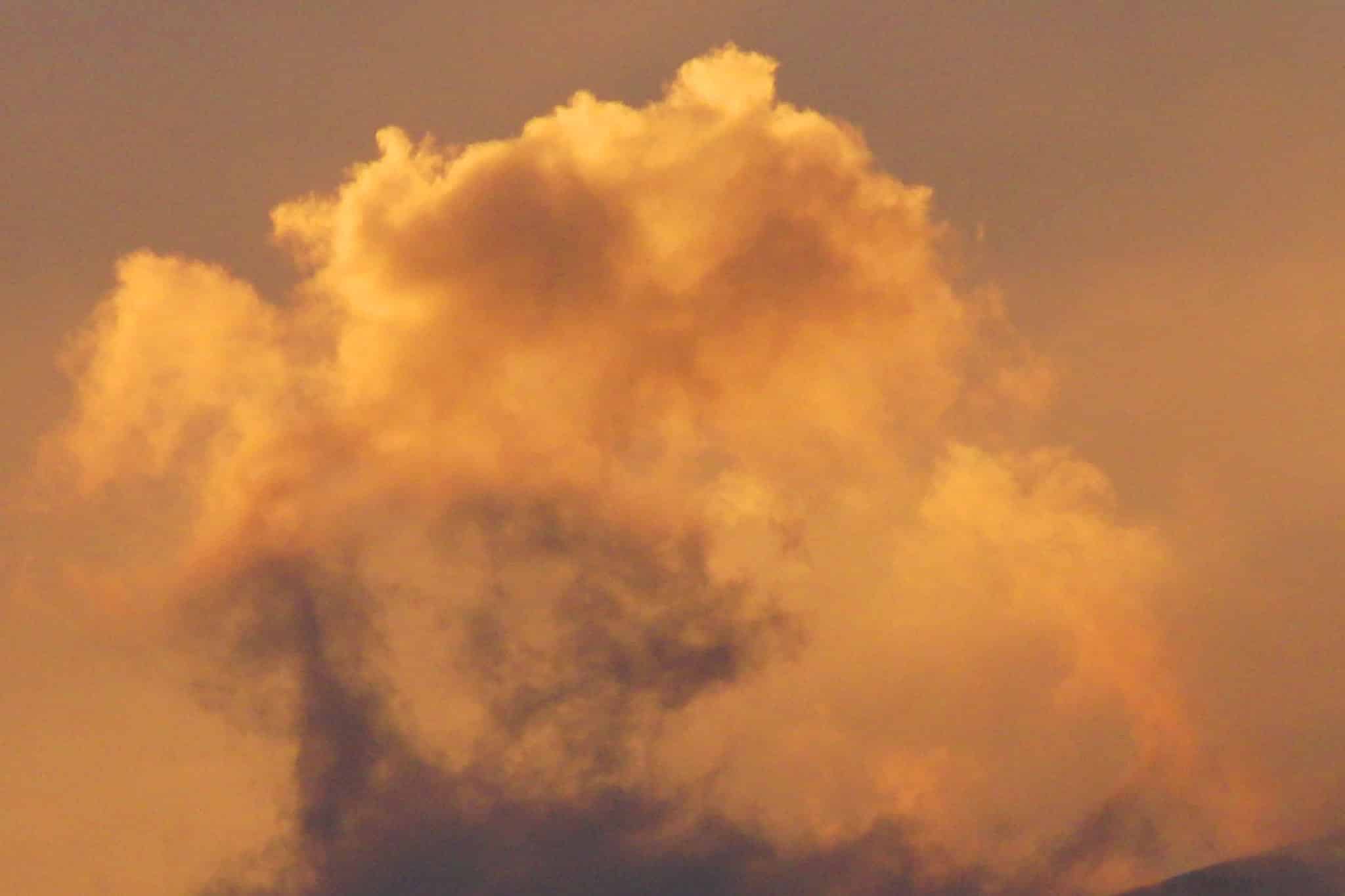 Das sind Wolken über dem Ausseer Zinken - Blick von Sonnenalm Bad Mitterndorf 